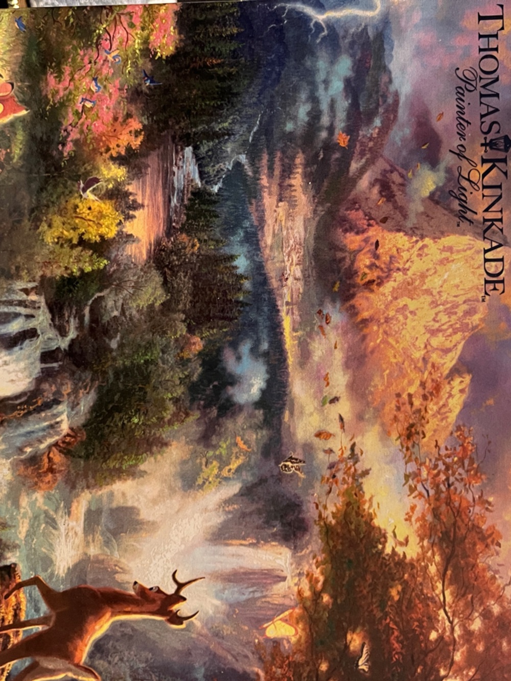 Thomas Kinkade “Bambi’s First Year” puzzle by The Disney Dreams Collection